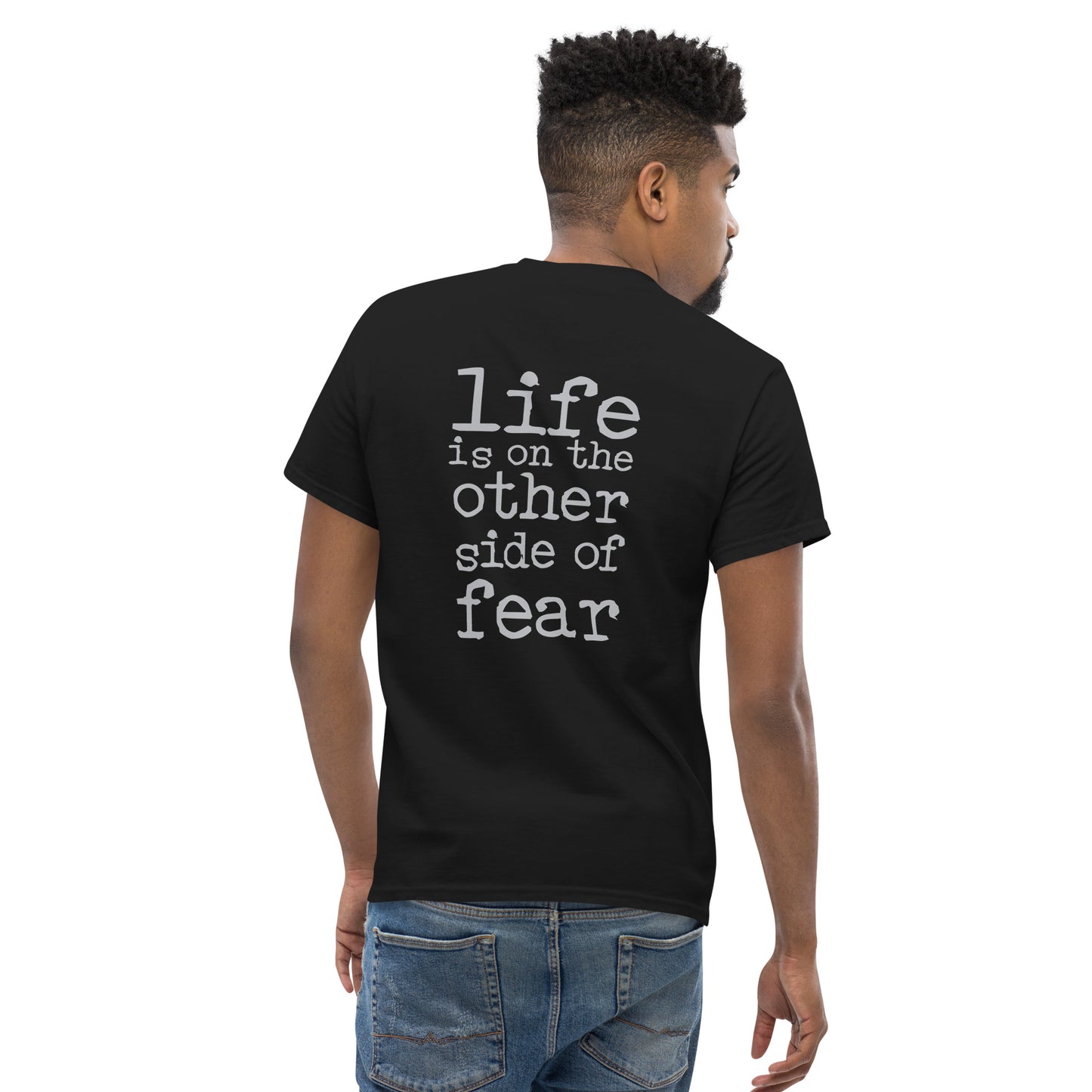 Tee: Other Side of Fear Slogan (Colour Choice)