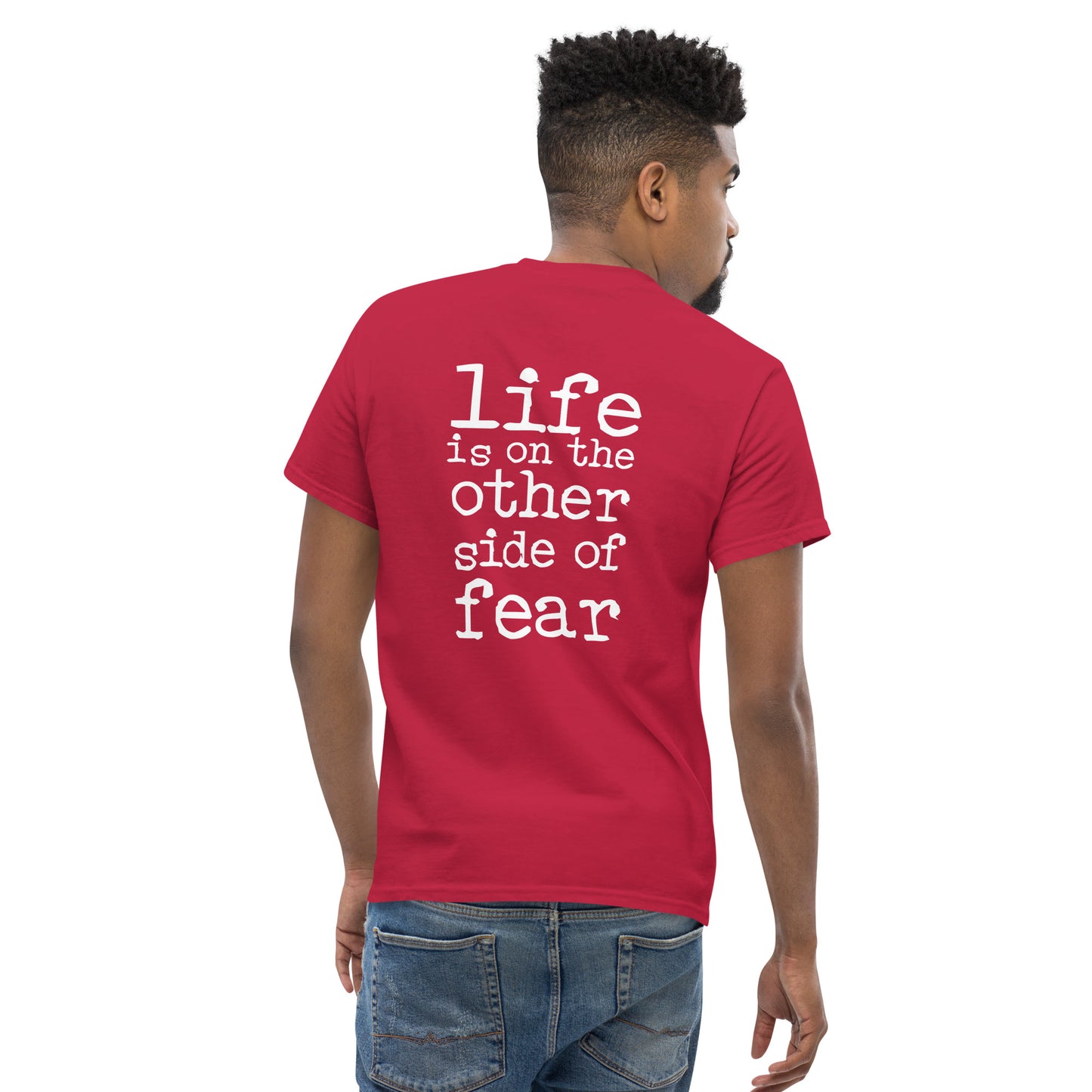 Tee: Other Side of Fear Slogan (Colour Choice)