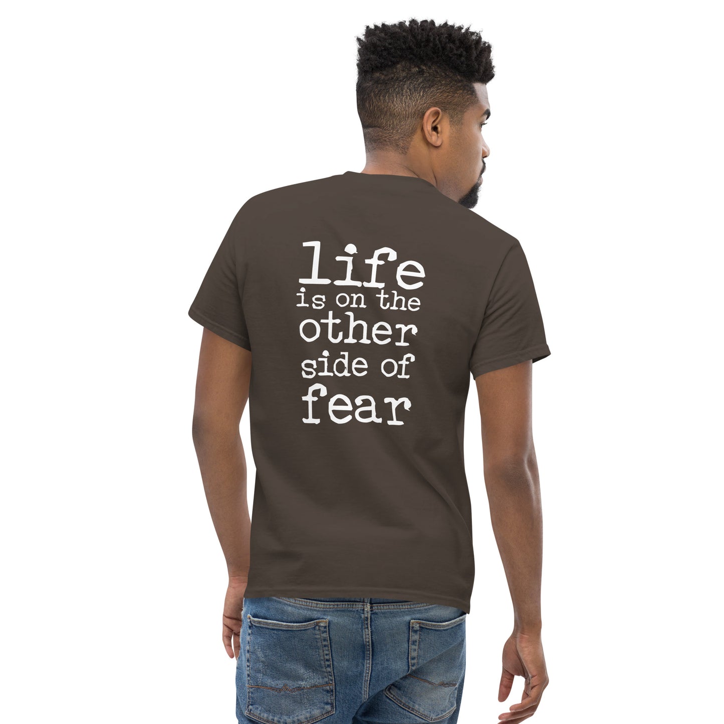 Tee: Other Side of Fear Slogan (Colour Choice)
