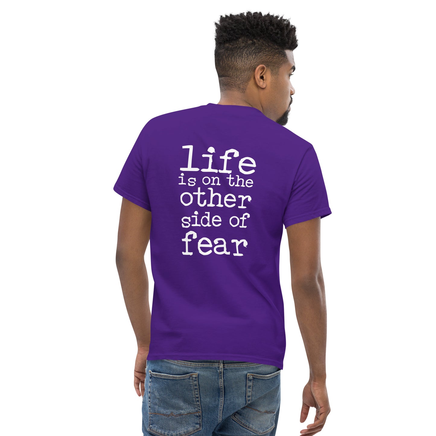 Tee: Other Side of Fear Slogan (Colour Choice)