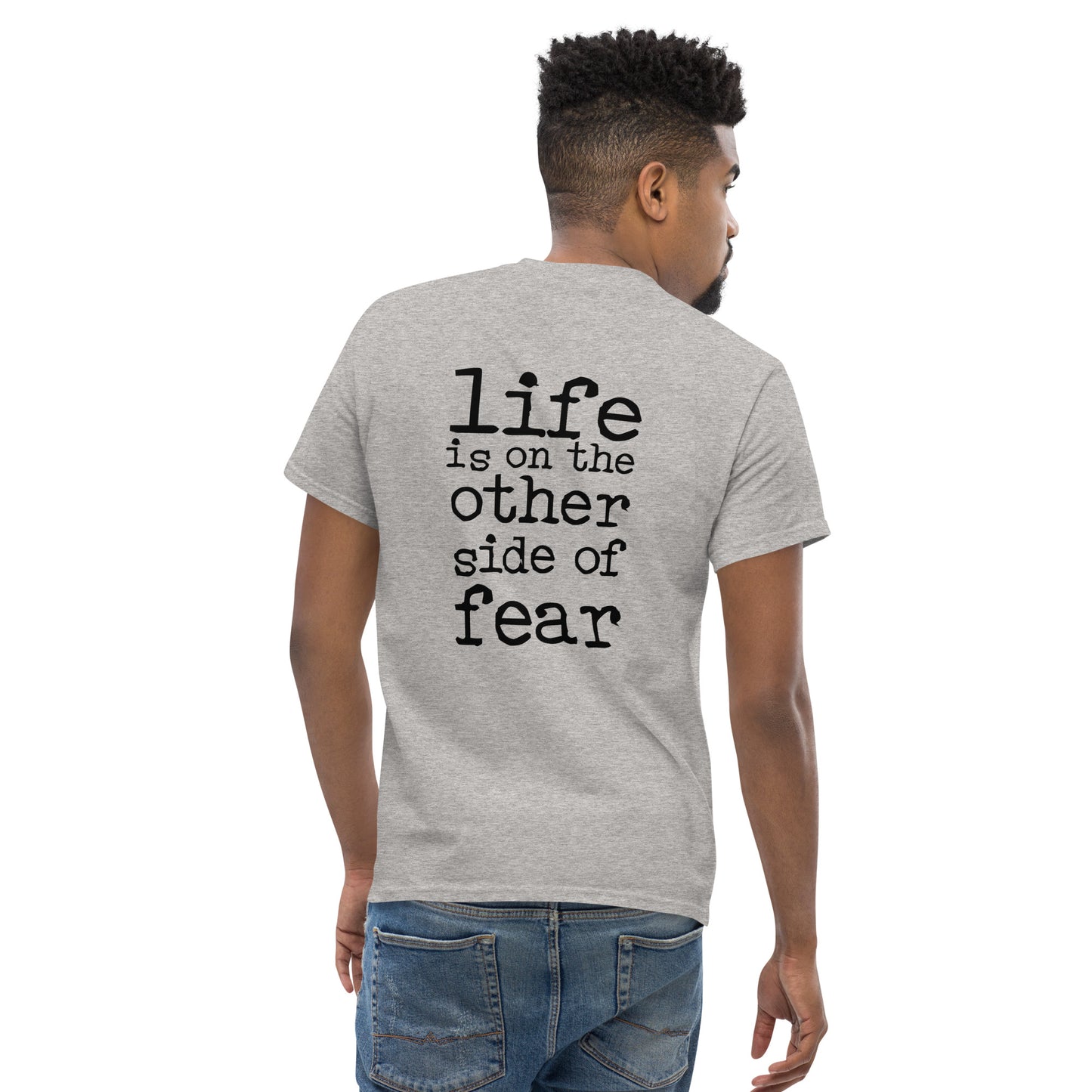 Tee: Other Side of Fear Slogan (Colour Choice)